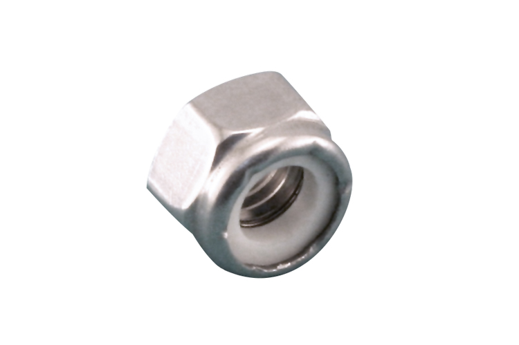 Stainless Steel Nylon Insert Lock Nut, UNC Thread, S0303-NI06, S0303-NI07, S0303-NI08